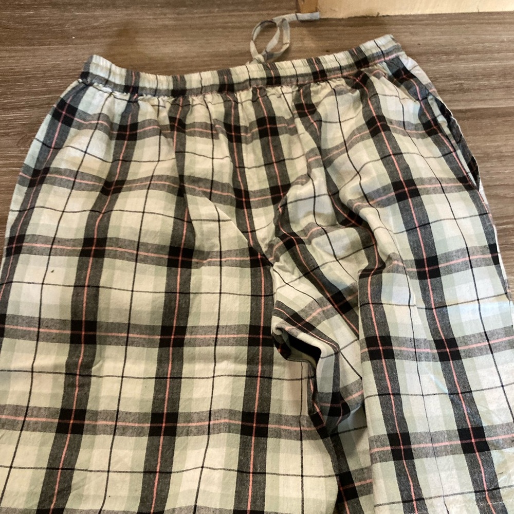 Singular pair of plaid shorts